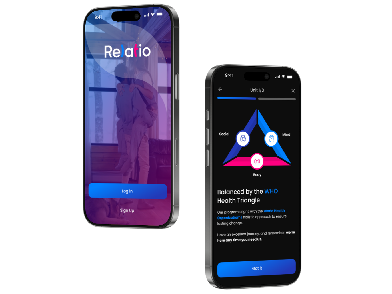 Relatio app preview